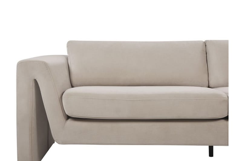 Durran Sofa 3-seter - Taupe/Svart - Møbler - Sofaer - 3 seter sofa