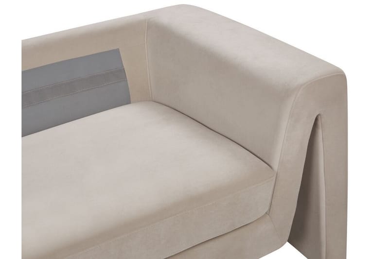 Durran Sofa 3-seter - Taupe/Svart - Møbler - Sofaer - 3 seter sofa