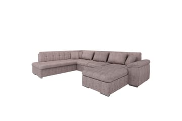 Dynir Sofa med Sjeselong og Divan 4-seter