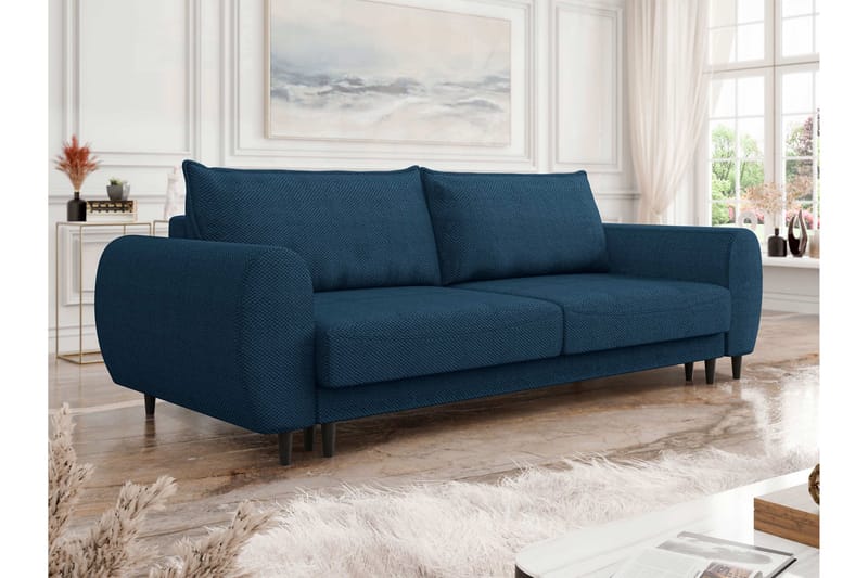 Eduardo Sofa 3-seter - Blå - Møbler - Sofaer - 3 seter sofa