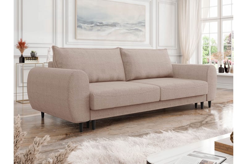 Eduardo Sofa 3-seter - Rosa - Møbler - Sofaer - 3 seter sofa