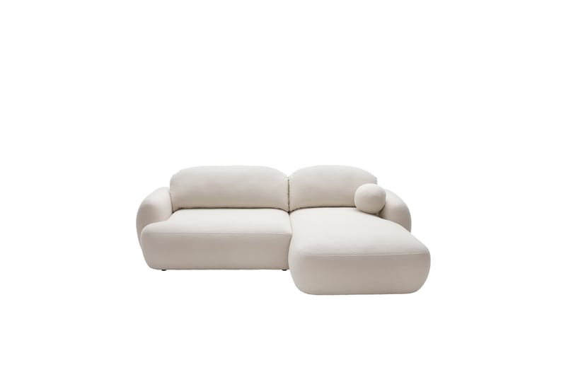 Efrem Sofa med Sjeselong 3-seter - Beige - Møbler - Sofaer - Sofaer med sjeselong - 3 seters sofa med divan