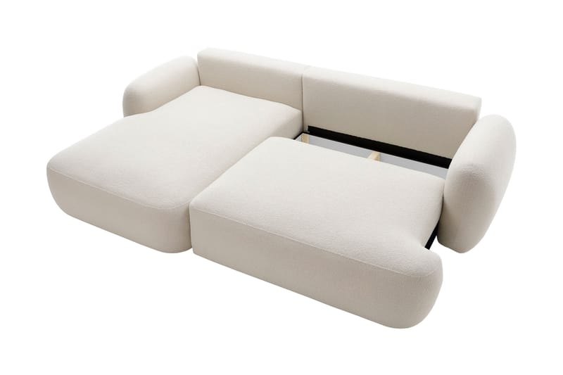 Efrem Sofa med Sjeselong 3-seter - Beige - Møbler - Sofaer - Sofaer med sjeselong - 3 seters sofa med divan