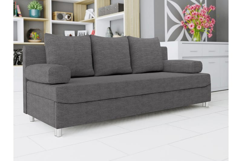 Eifion Sofa 3-seter - Mørk grå - Møbler - Sofaer - 3 seter sofa