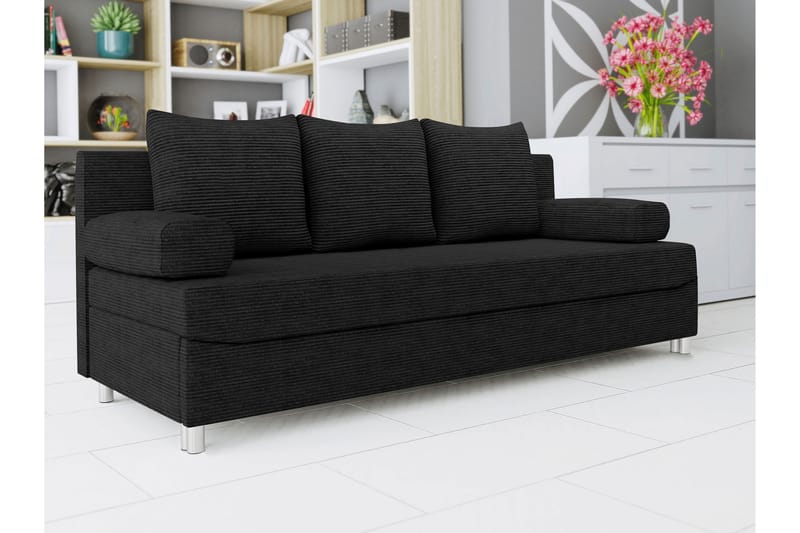 Eifion Sofa 3-seter - Svart - Møbler - Sofaer - 3 seter sofa