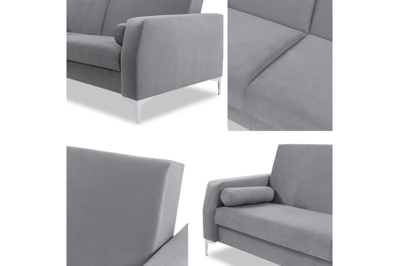 Elinora Sofa 3-seter - Grå - Møbler - Sofaer - 3 seter sofa