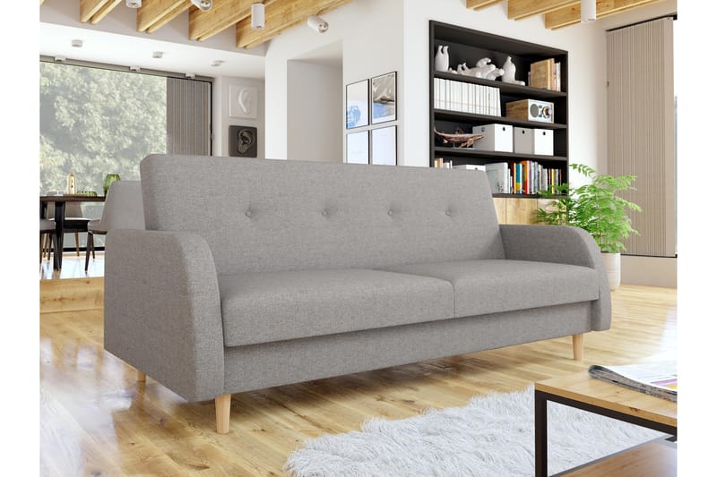 Emaan Sofa 3-seter - Grå - Møbler - Sofaer - 3 seter sofa