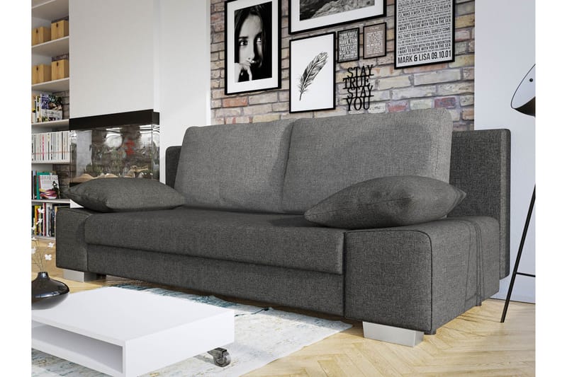 Encinosola Sofa 3-seter - Lys grå/Mørk grå - Møbler - Sofaer - 3 seter sofa