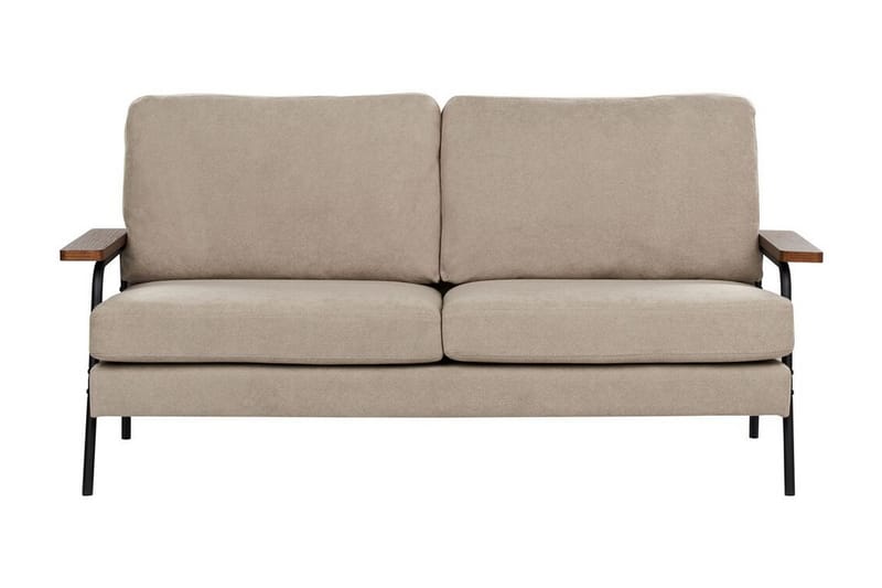 Faris Sofa 3-seter - Beige/Mørkt tre/Svart - Møbler - Sofaer - 3 seter sofa