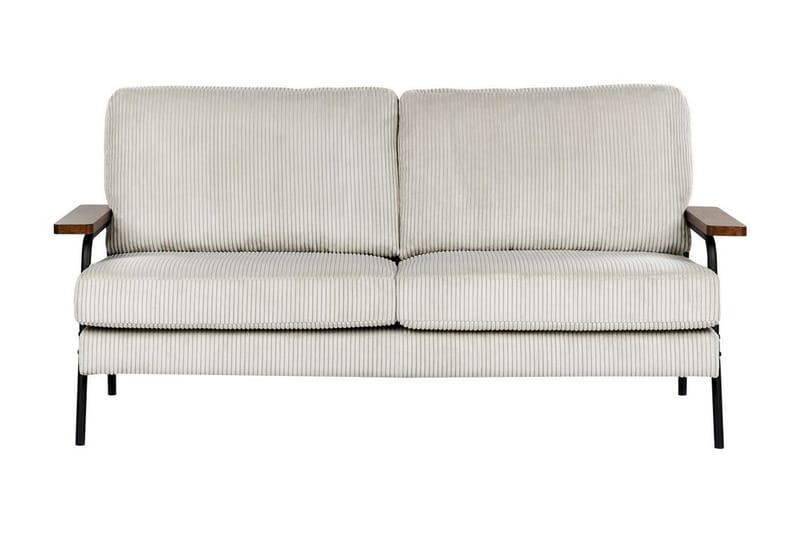 Faris Sofa 3-seter - Grå/Mørkt tre/Svart - Møbler - Sofaer - 3 seter sofa