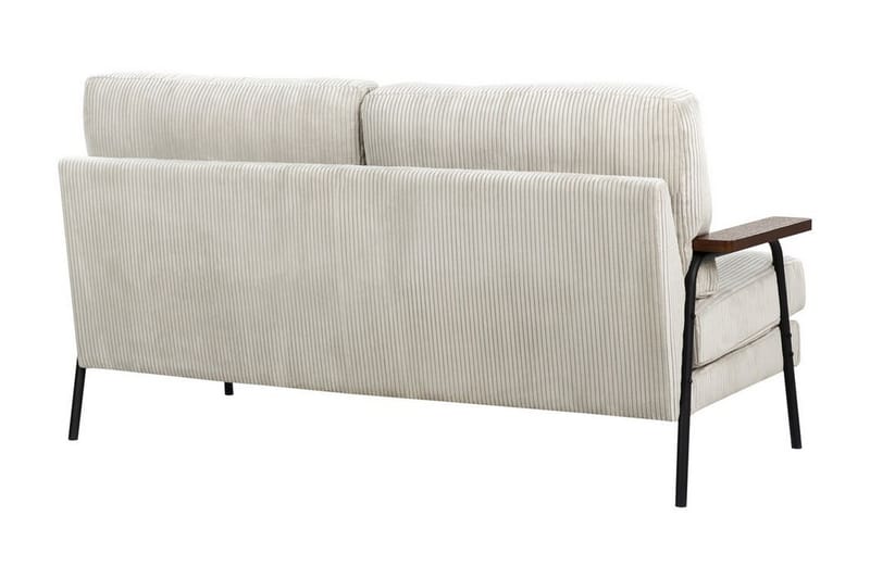 Faris Sofa 3-seter - Grå/Mørkt tre/Svart - Møbler - Sofaer - 3 seter sofa