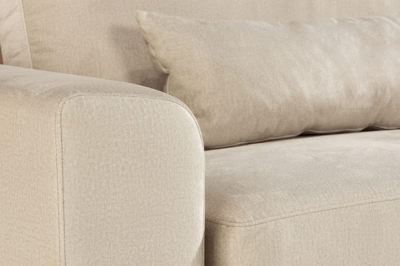 4-seter Sofa Haga Fløyel - Beige - Møbler - Sofaer - Fløyelssofaer