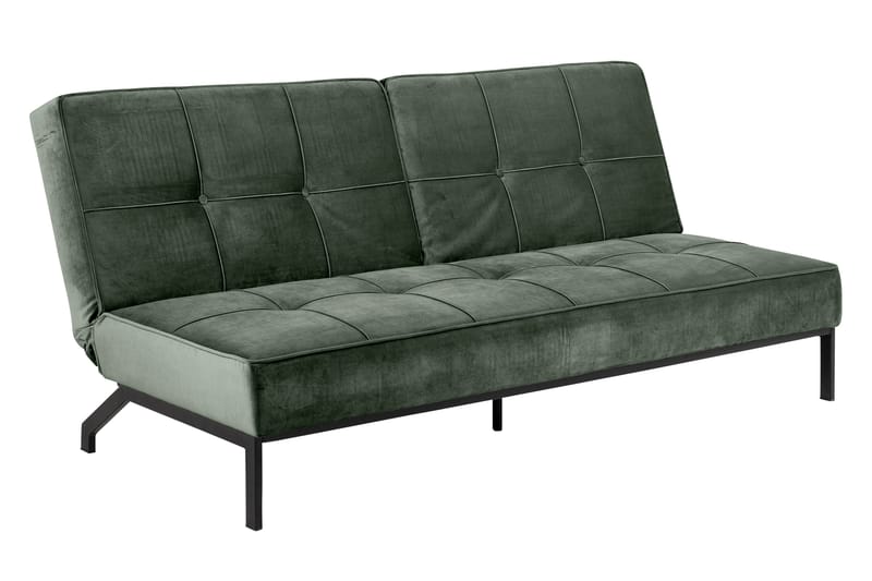 Sovesofa Vanco Velvet - Grønn - Møbler - Sofaer - Fløyelssofaer