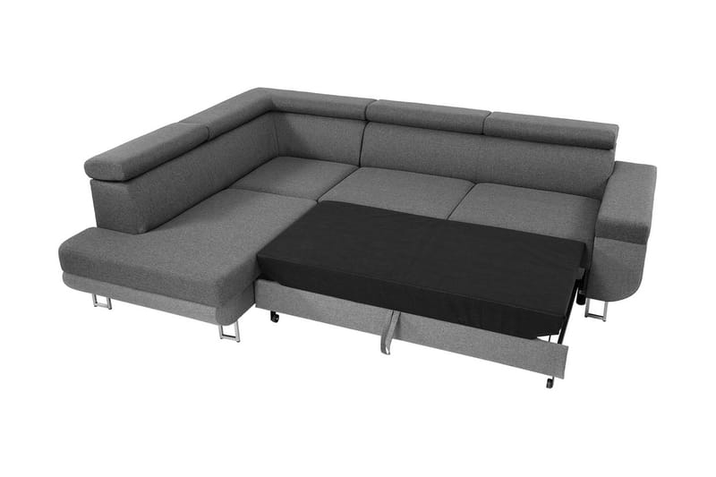 Fonti Sofa med Sjeselong 3-seter - Brun - Møbler - Sofaer - Sofaer med sjeselong - 3 seters sofa med divan