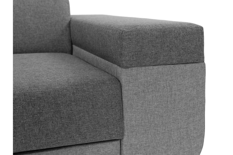 Fonti Sofa med Sjeselong 3-seter - Brun - Møbler - Sofaer - Sofaer med sjeselong - 3 seters sofa med divan