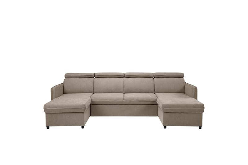 Fredrik Sofa Dobbeldivan 4-seter - Beige - Møbler - Sofaer - U-sofa