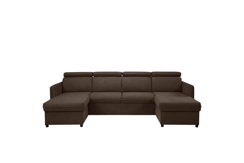 Fredrik Sofa Dobbeldivan 4-seter - Brun - Møbler - Sofaer - U-sofa