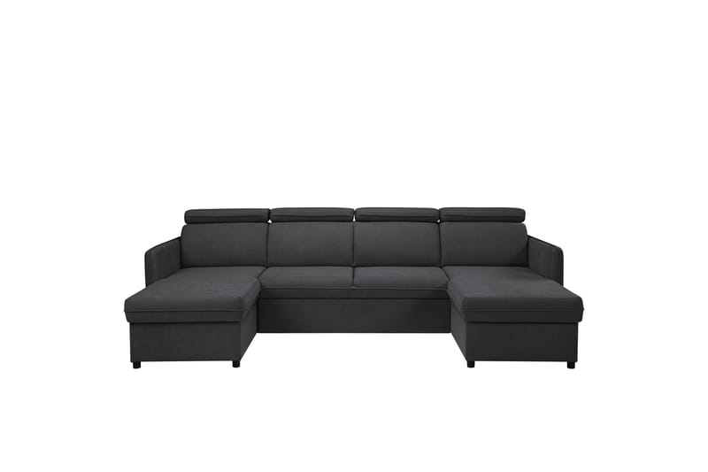 Fredrik Sofa Dobbeldivan 4-seter - Mørk grå - Møbler - Sofaer - U-sofa