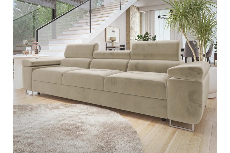 Gabina Sofa 3-seter - Beige - Møbler - Sofaer - 3 seter sofa