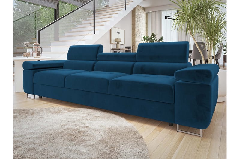 Gabina Sofa 3-seter - Blå - Møbler - Sofaer - 3 seter sofa