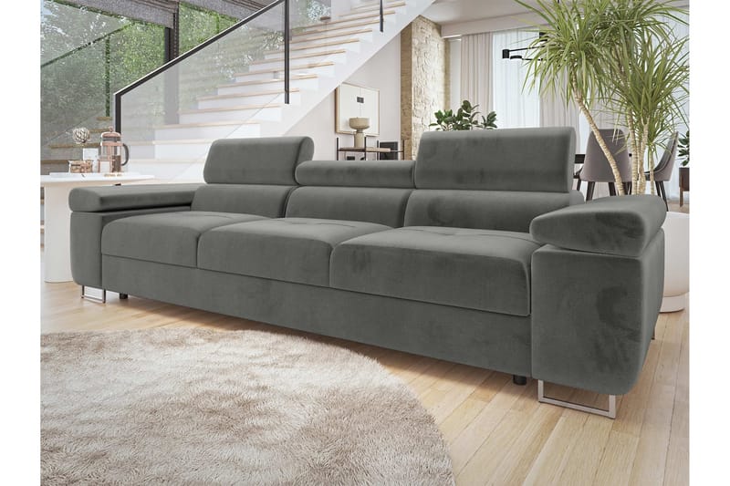 Gabina Sofa 3-seter - Grå - Møbler - Sofaer - 3 seter sofa