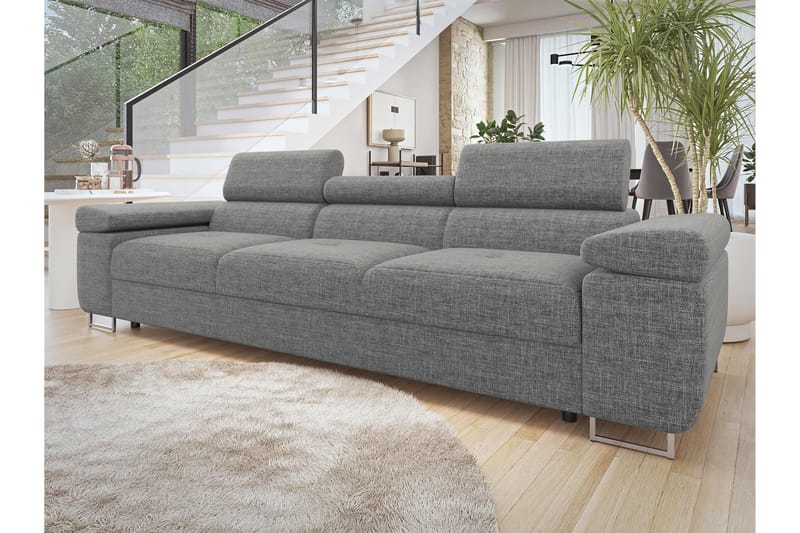 Gabina Sofa 3-seter - Grå - Møbler - Sofaer - 3 seter sofa