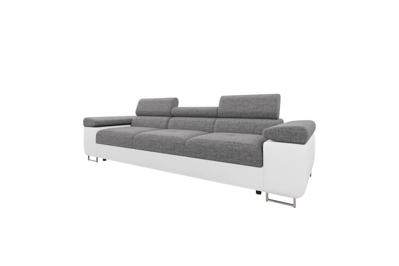 Gabina Sofa 3-seter - Hvit/Grå - Møbler - Sofaer - 3 seter sofa