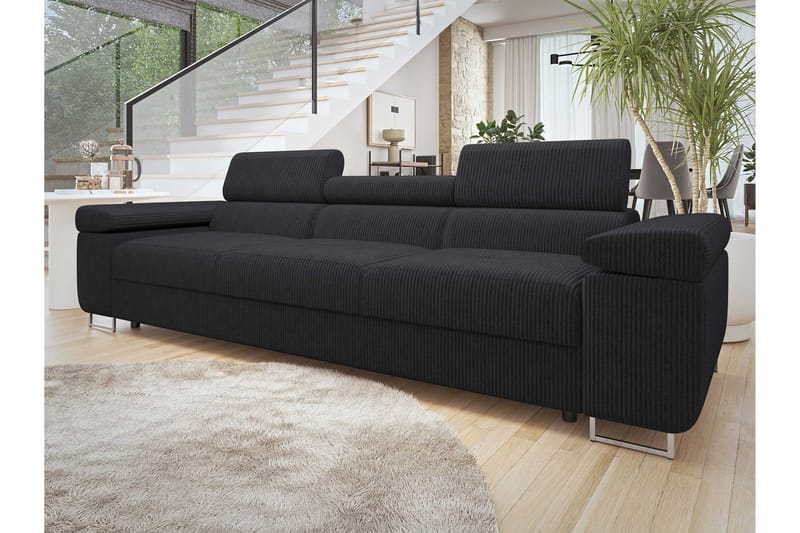 Gabina Sofa 3-seter - Svart - Møbler - Sofaer - 3 seter sofa