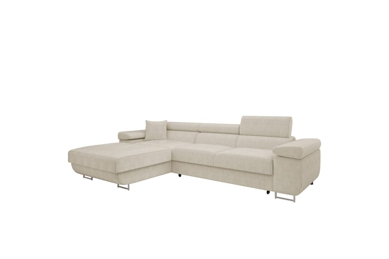 Gabina Sofa med Divan 3-seter - Beige - Møbler - Sofaer - Sofaer med sjeselong - 3 seters sofa med divan