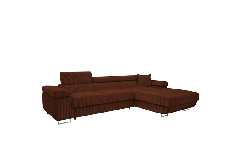 Gabina Sofa med Divan 3-seter - Brun - Møbler - Sofaer - Sofaer med sjeselong - 3 seters sofa med divan