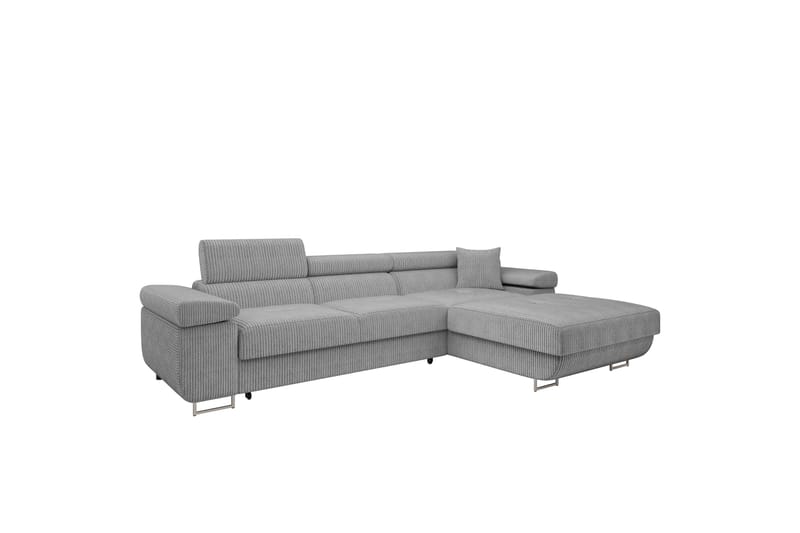 Gabina Sofa med Divan 3-seter - Grå - Møbler - Sofaer - Sofaer med sjeselong - 3 seters sofa med divan