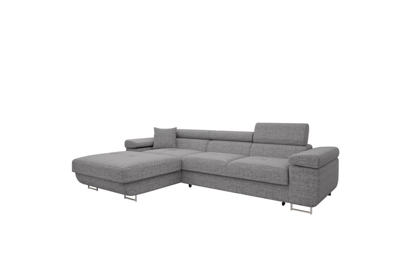 Gabina Sofa med Divan 3-seter - Grå - Møbler - Sofaer - Sofaer med sjeselong - 3 seters sofa med divan