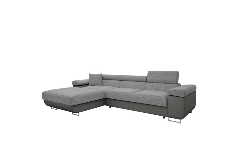 Gabina Sofa med Divan 3-seter - Grå - Møbler - Sofaer - Sofaer med sjeselong - 3 seters sofa med divan