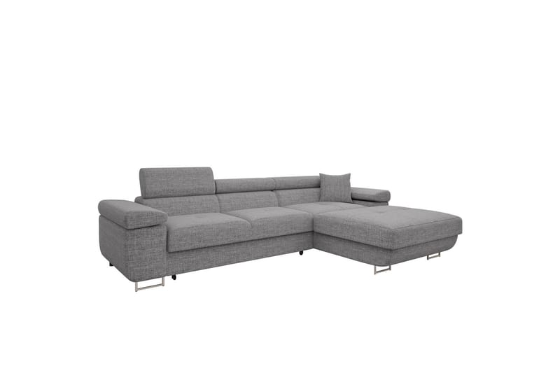 Gabina Sofa med Divan 3-seter - Grå - Møbler - Sofaer - Sofaer med sjeselong - 3 seters sofa med divan