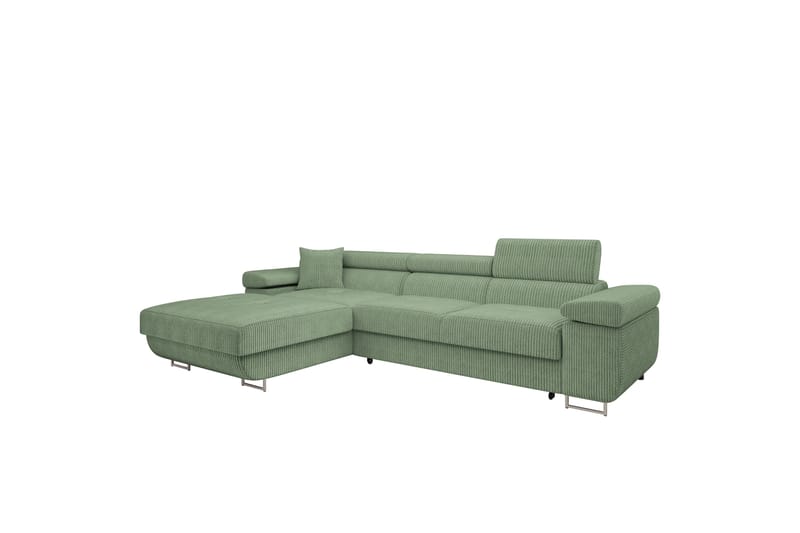 Gabina Sofa med Divan 3-seter - Grønn - Møbler - Sofaer - Sofaer med sjeselong - 3 seters sofa med divan