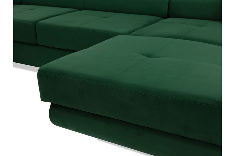 Gabina Sofa med Divan og Sjeselong 4-seter - Beige/Grå - Møbler - Sofaer - Sofaer med sjeselong - 4 seters sofa med divan