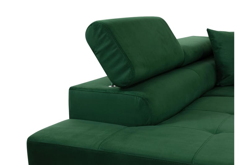 Gabina Sofa med Divan og Sjeselong 4-seter - Blå - Møbler - Sofaer - Sofaer med sjeselong - 4 seters sofa med divan