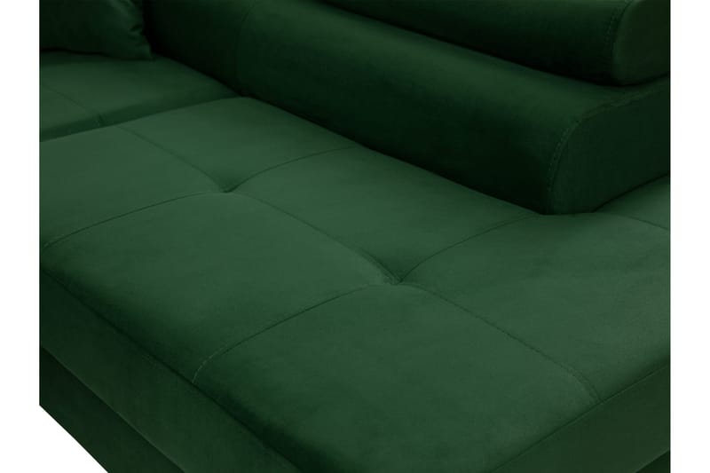 Gabina Sofa med Sjeselong 3-seter - Blå - Møbler - Sofaer - Sofaer med sjeselong - 3 seters sofa med divan