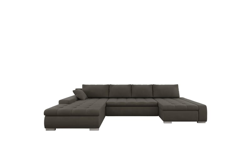 Gamal Sofa Dobbeldivan 4-seter - Brun - Møbler - Sofaer - U-sofa