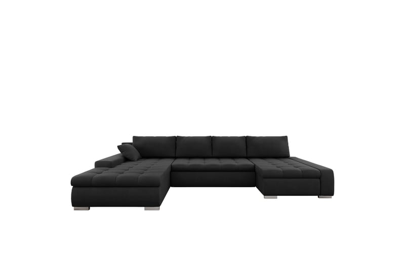 Gamal Sofa Dobbeldivan 4-seter - Svart - Møbler - Sofaer - U-sofa