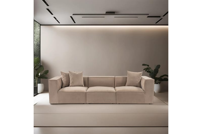 Gregor Sofa 3-seter - Cappuccino - Møbler - Sofaer - 3 seter sofa