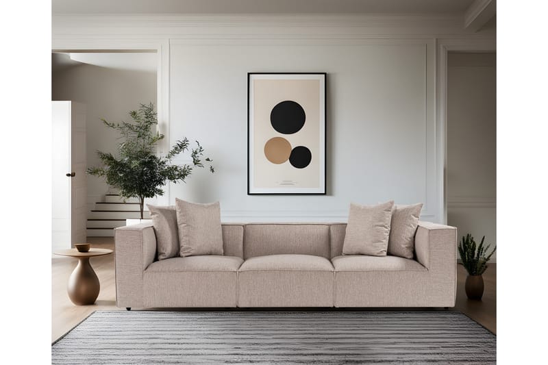 Gregor Sofa 3-seter - Sand beige - Møbler - Sofaer - 3 seter sofa