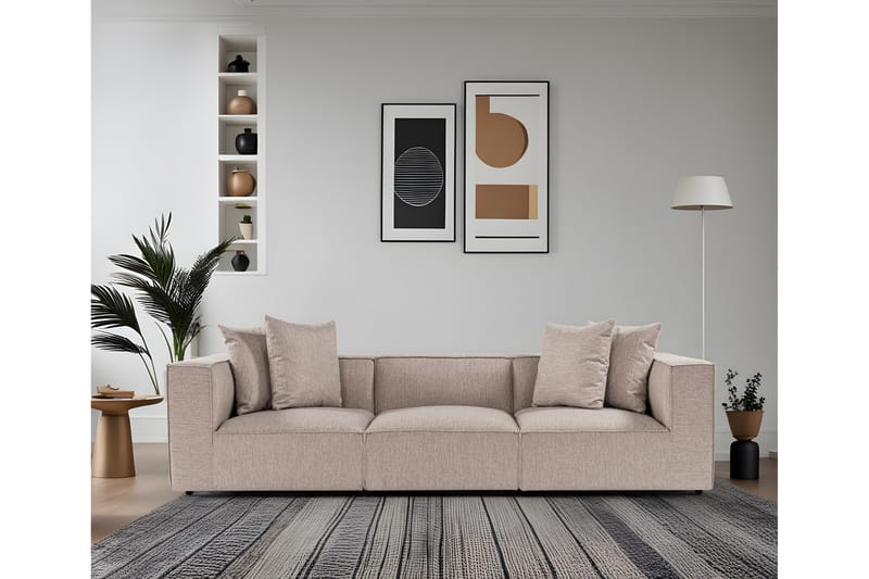 Gregor Sofa 3-seter - Sand beige - Møbler - Sofaer - 3 seter sofa