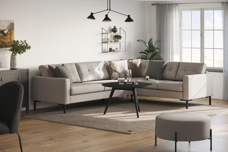 5-seters Hjørnesofa Høyre Frillestad - Beige - Møbler - Sofaer - Hjørnesofaer