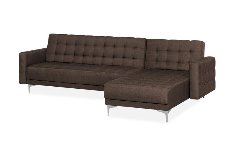 Hjørnesofa Aberdeen 267 cm - Brun - Møbler - Sofaer - Hjørnesofaer