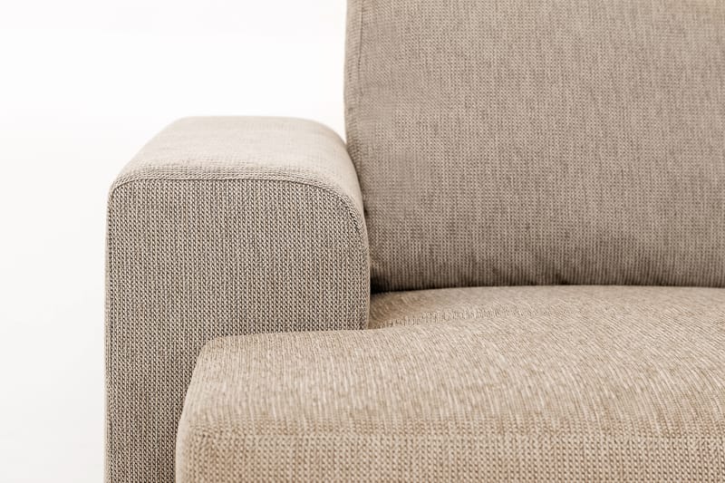 Hjørnesofa Alter 4-seter med Divan Vendbar - Beige - Hjørnesofa med divan - Hjørnesofaer