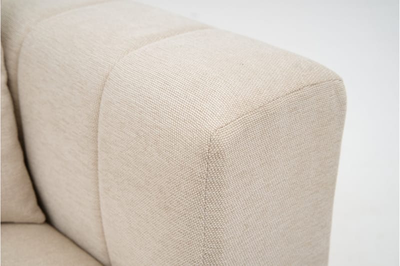 Hjørnesofa Beyza 4-sits - Cream - Møbler - Sofaer - Hjørnesofaer