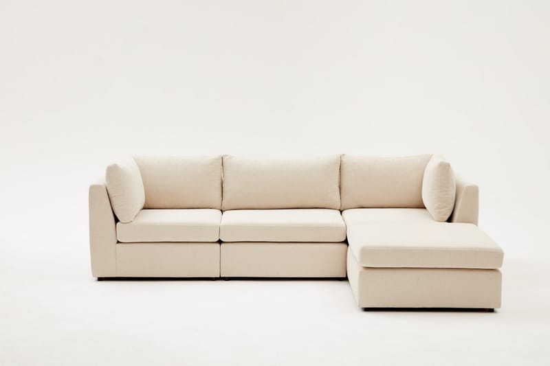 Hjørnesofa Bulmaca 3-sits - Beige - Møbler - Sofaer - Hjørnesofaer