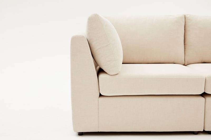 Hjørnesofa Bulmaca 3-sits - Beige - Møbler - Sofaer - Hjørnesofaer