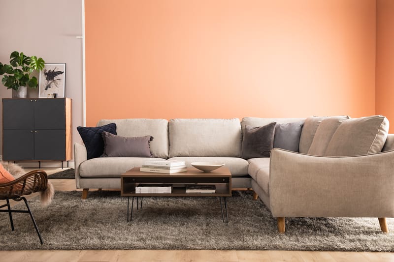 Hjørnesofa Colt Lyx Høyre - Beige - Møbler - Sofaer - Hjørnesofaer